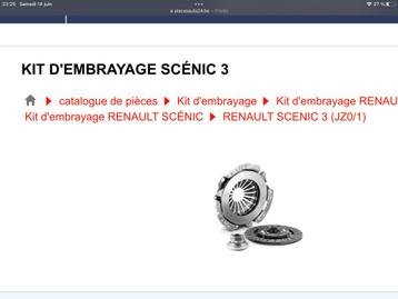Pièce auto kit d’embrayage scenic 3, clio, .. beschikbaar voor biedingen