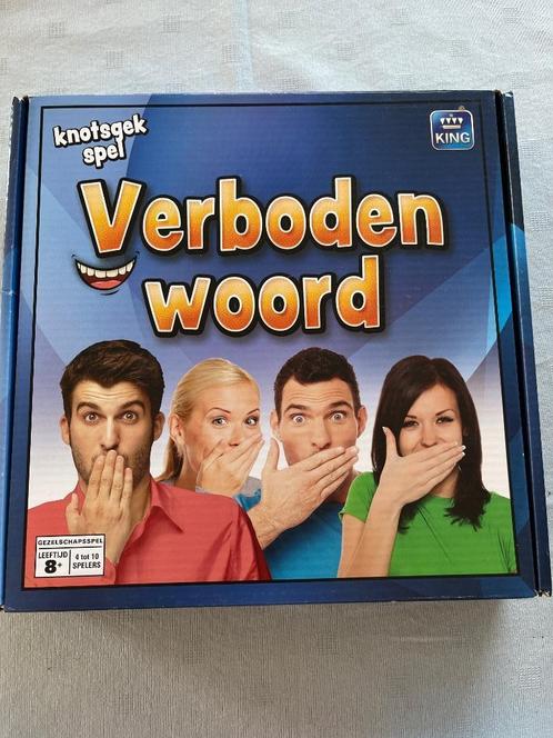 Verboden woord - king, Hobby & Loisirs créatifs, Jeux de société | Jeux de plateau, Neuf, Cinq joueurs ou plus, Jeu de voyage