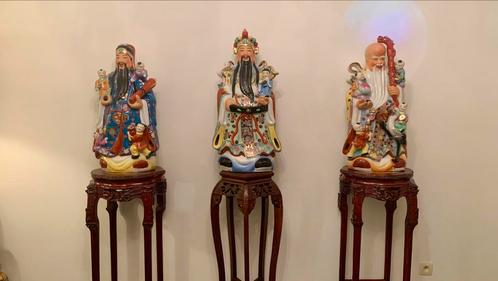 REALLY RARE & SUPER BIG SIZES FU LU SHOU FROM JIXIANG CHINA, Antiek en Kunst, Antiek | Porselein, Ophalen