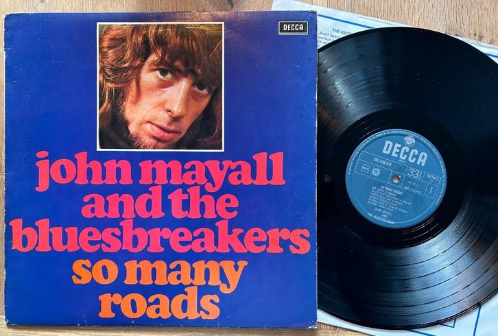 JOHN MAYALL & BLUESBREAKERS - So many roads (LP), Cd's en Dvd's, Vinyl | Jazz en Blues, Zo goed als nieuw, Blues, 1960 tot 1980