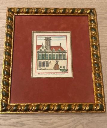 Gravure Sanderus Hotel de Watervliet Brugge (1641), Enlèvement ou Envoi