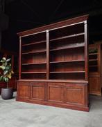 Antieke Boekenkast | Grote / Hoge Bibliotheekkast #2299, Antiek en Kunst, Ophalen of Verzenden