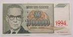 Joegoslavie 10 Miljoen Dinara 1994, Envoi, Yougoslavie