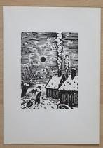 Houtsnede van Frans Masereel: WINTER IN VLAANDEREN, Antiek en Kunst, Verzenden