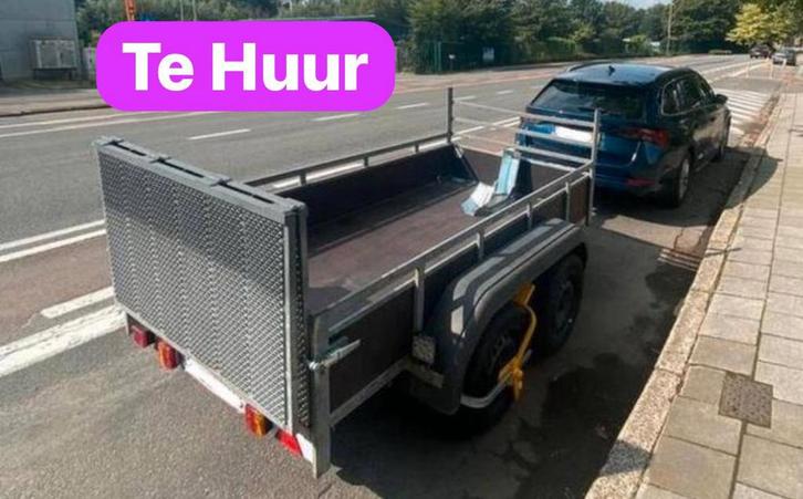 Remorque à louer — Double essieu avec rampe de chargement, Autos : Divers, Remorques, Utilisé, Enlèvement