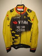 Visma Lease a bike Wout VAN AERT Vlaanderen wielershirt jack, Fietsen en Brommers, YellowB, Nieuw, Ophalen of Verzenden, Bovenkleding