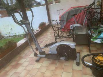 Vélo elliptique cross trainer medion electronic FITNESS, Aluminium, Comme neuf, Enlèvement, Jambes
