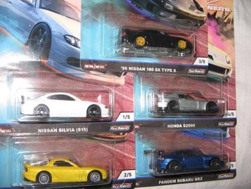 3 sets van hotwheels op 1/64 beschikbaar voor biedingen