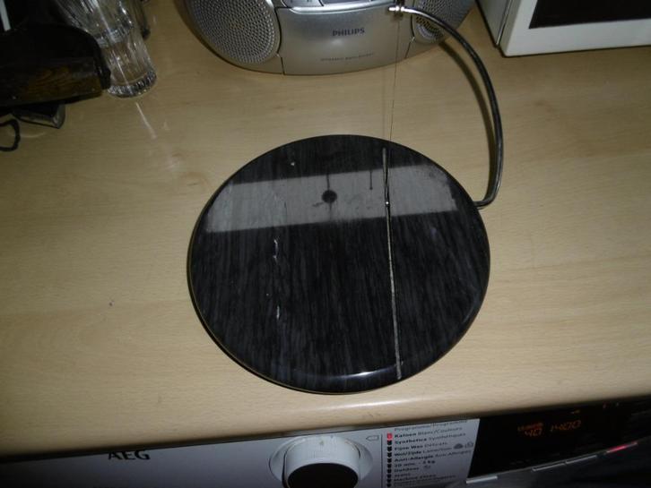 vintage zachte kaas snijder, zwart marmeren blad, nieuwstaat, Antiek en Kunst, Antiek | Keukengerei, Ophalen of Verzenden