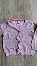 Roze gilet met glitterdraad mt92, Kinderen en Baby's, Kinderkleding | Maat 92, Gebruikt, Hema, Meisje, Trui of Vest