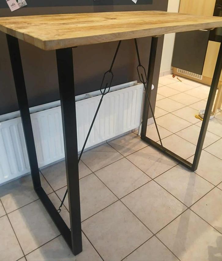 Bartafel en barstoelen, Huis en Inrichting, Tafels | Statafels, Gebruikt, Ophalen