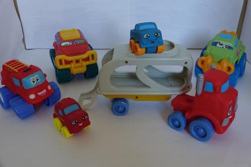 monstertrucks en autotransporter, Enfants & Bébés, Jouets | Véhicules en jouets, Utilisé, Enlèvement ou Envoi