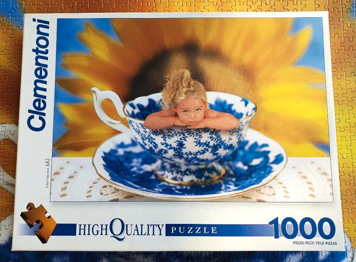 Puzzel – 1000 stuks – Sun Tea, Hobby en Vrije tijd, Denksport en Puzzels, Zo goed als nieuw, Legpuzzel, 500 t/m 1500 stukjes, Ophalen of Verzenden