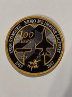 Patch 100 Years 1SQN Stingers 1917-2017 Belgian Air Force, Verzamelen, Ophalen of Verzenden, Luchtmacht, Embleem of Badge
