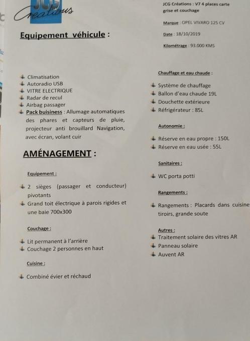 Van aménagé 4 places, Caravans en Kamperen, Mobilhomes, Particulier, tot en met 4, Overige merken, Diesel, 5 tot 6 meter, Ophalen