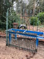 Vol ijzeren poort. Antiek. Smeedwerk, Ophalen, Met poort, Gebruikt, Sierhekwerk