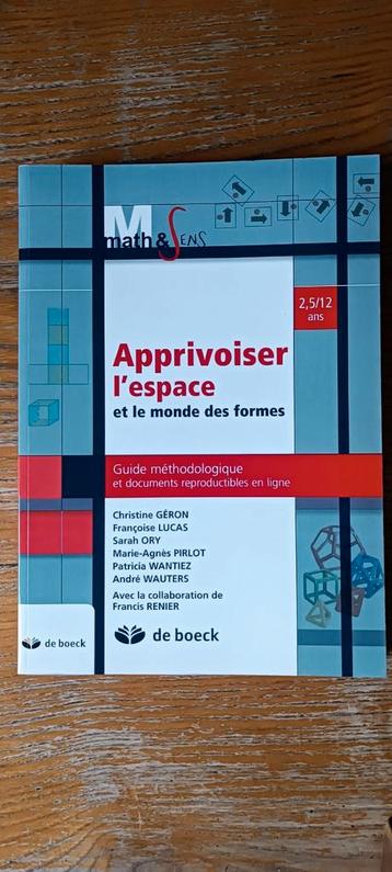 Livre pour enseignants / apprivoiser l'espace  beschikbaar voor biedingen