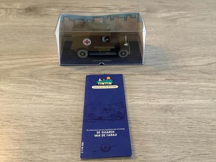 Kuifje miniatuur auto de sigaren van de Farao (Nieuw), Verzamelen, Stripfiguren, Nieuw, Beeldje of Figuurtje, Kuifje, Ophalen of Verzenden