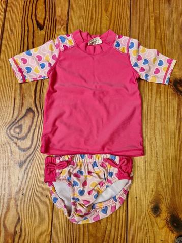 Zwemkledij: broekje + uv-t-shirt / maat 74-80 beschikbaar voor biedingen