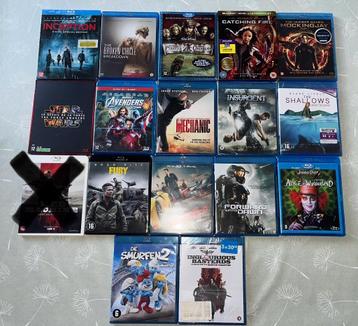 Bluray filmtoppers / blockbusters beschikbaar voor biedingen