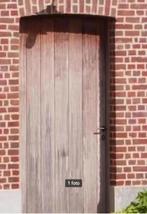 houten buitendeur met kader, Doe-het-zelf en Bouw, Deuren en Vliegenramen, Ophalen, Gebruikt, Buitendeur