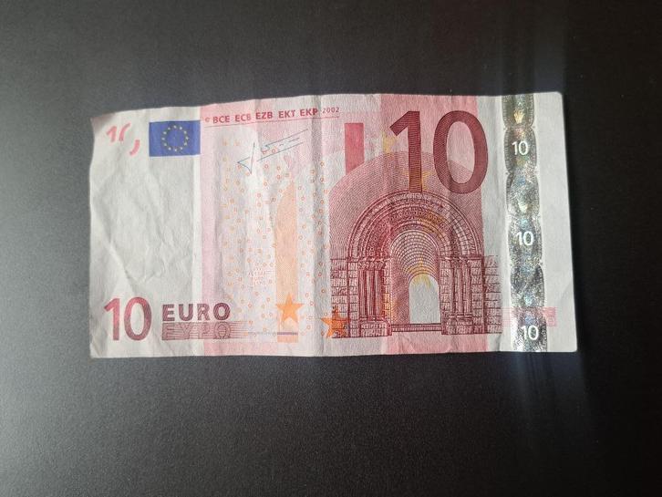 2002 Oostenrijk 10 euro oude serie Trichet code F011, Postzegels en Munten, Bankbiljetten | Europa | Eurobiljetten, Los biljet