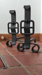 paar modernistisch gietijzeren schouwmantel accesoires, Enlèvement