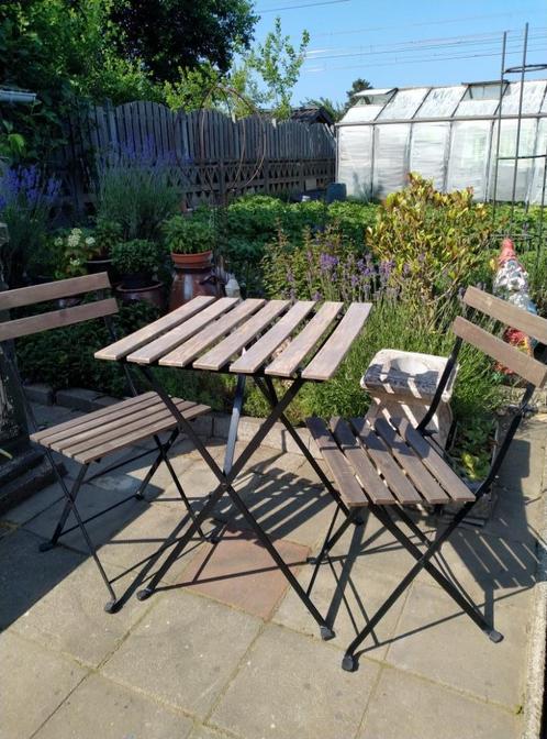 BISTRO SET (verkocht), Tuin en Terras, Tuinsets en Loungesets, Zo goed als nieuw, Ophalen