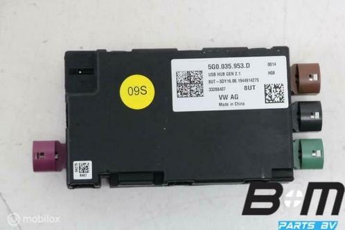 USB hub met spanningsomvormer VW Polo 2G 5G0035953D, Auto diversen, Autoradio's, Gebruikt