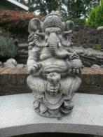 Betonnen Ganesha Wintervast , Nu met gratis Ohm wandplaat, Tuin en Terras, Tuinbeelden, Ophalen, Nieuw, Beton, Dierenbeeld