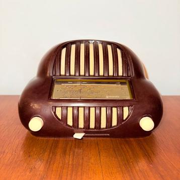 ART DECO BUIZENRADIO SONORETTE 50 BORDEAUX ZELDZAAM SONORA beschikbaar voor biedingen