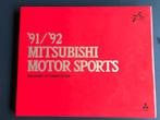 Livre NEUF “Mitsubishi Motor Sports 91/92”, Enlèvement ou Envoi, Mitsubishi, Neuf