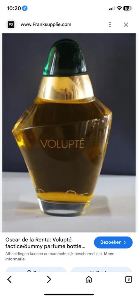 Oscar de la Renta Volupté Parfum Factice/Dummy Fles., Handtassen en Accessoires, Uiterlijk | Parfum, Zo goed als nieuw, Ophalen of Verzenden