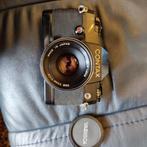 Contax 137 MA met Yashica lens 50 mm 1:1.9, Ophalen of Verzenden, Gebruikt