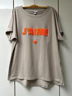 Groot beige Amisu T-shirt - Maat S, Beige, Ophalen of Verzenden, Zo goed als nieuw, Korte mouw