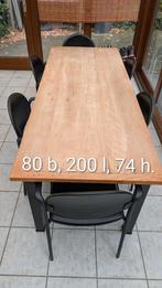 Table de salle à manger - Chêne - Unique, 150 à 200 cm, Cinq personnes ou plus, Chêne, Comme neuf