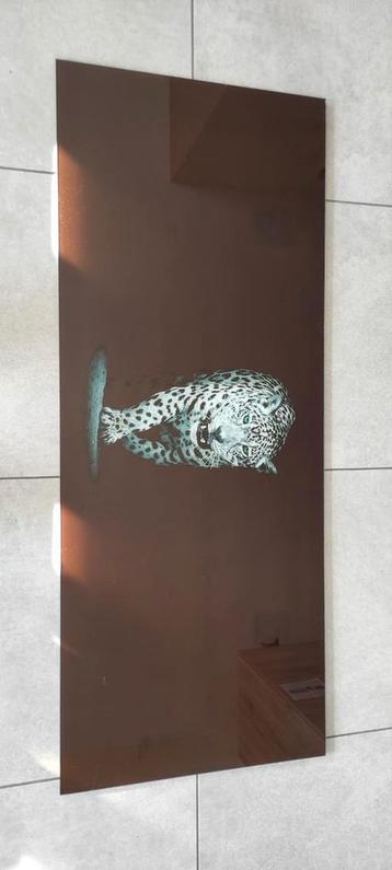 Cadre en verre panthère 125/50cm beschikbaar voor biedingen