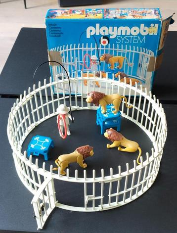 Playmobil system 3517 circus leeuwendressuur met  doos beschikbaar voor biedingen