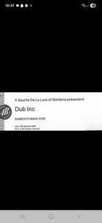 Place de concert Dub Inc