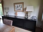 Zwarte design commode, Huis en Inrichting, Ophalen, Gebruikt, Zwart design, 200 cm of meer