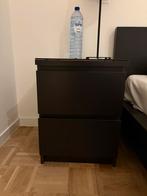 Nachtkastje ikea zwart, Huis en Inrichting, Ophalen, Minder dan 45 cm, Zo goed als nieuw, Minder dan 55 cm