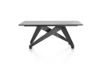 Verlengbare Tafel ENZO - Lava Antraciet, Huis en Inrichting, Tafels | Eettafels, Ophalen, Overige materialen, 200 cm of meer, 50 tot 100 cm
