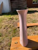 Mooie vintage roze wastafel met planchette,  kolom 64cm hoog, Huis en Inrichting, Ophalen, Gebruikt, Wasbak of Wastafel, Minder dan 100 cm