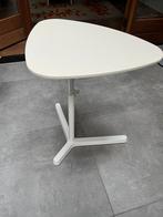 Laptop-/bijzettafeltje – Mat wit, Enlèvement, Comme neuf