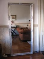Chique!! Old-Zilver "Facet" Lange 183x83cm "Barok" Spiegel, Huis en Inrichting, Ophalen of Verzenden, Zo goed als nieuw, 75 tot 100 cm