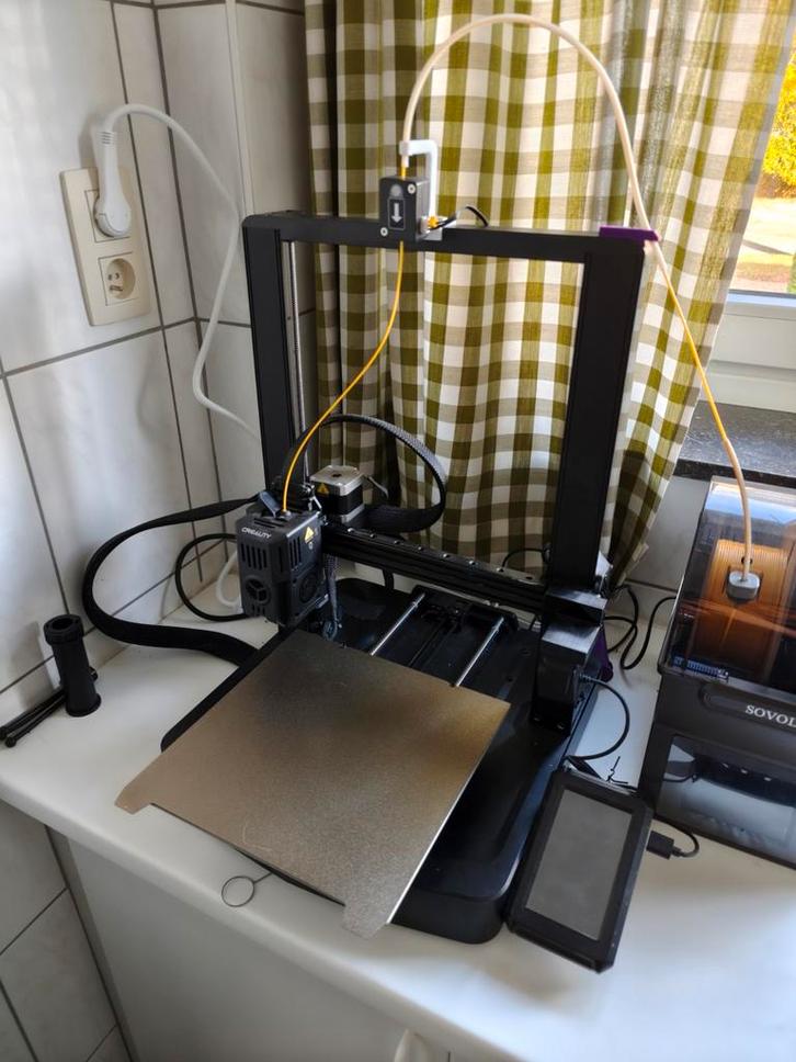 Creality Ender 3V3 KE, Computers en Software, 3D Printers, Zo goed als nieuw, Ophalen of Verzenden