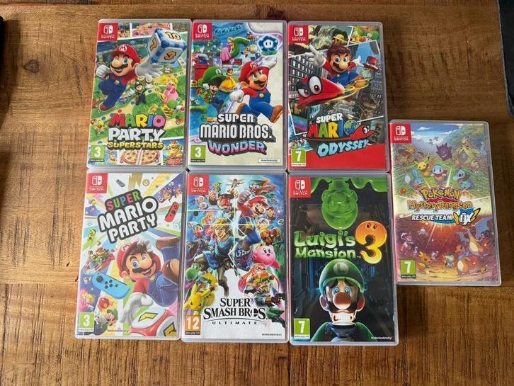 Switch games, Games en Spelcomputers, Games | Nintendo Switch, Gebruikt, Ophalen of Verzenden