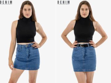 Denim rok American / Los Angeles Apparel beschikbaar voor biedingen