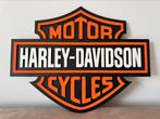 Harley-Davidson handgemaakt geschilderd bord wall art living, Motoren, Ophalen of Verzenden, Nieuw