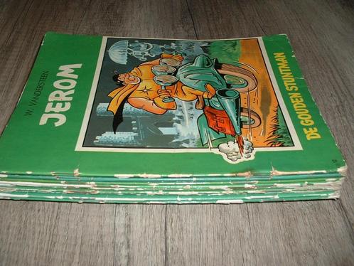 lot jerom strips groene kaft 9 stuks, Livres, BD, Utilisé, Plusieurs BD, Enlèvement ou Envoi